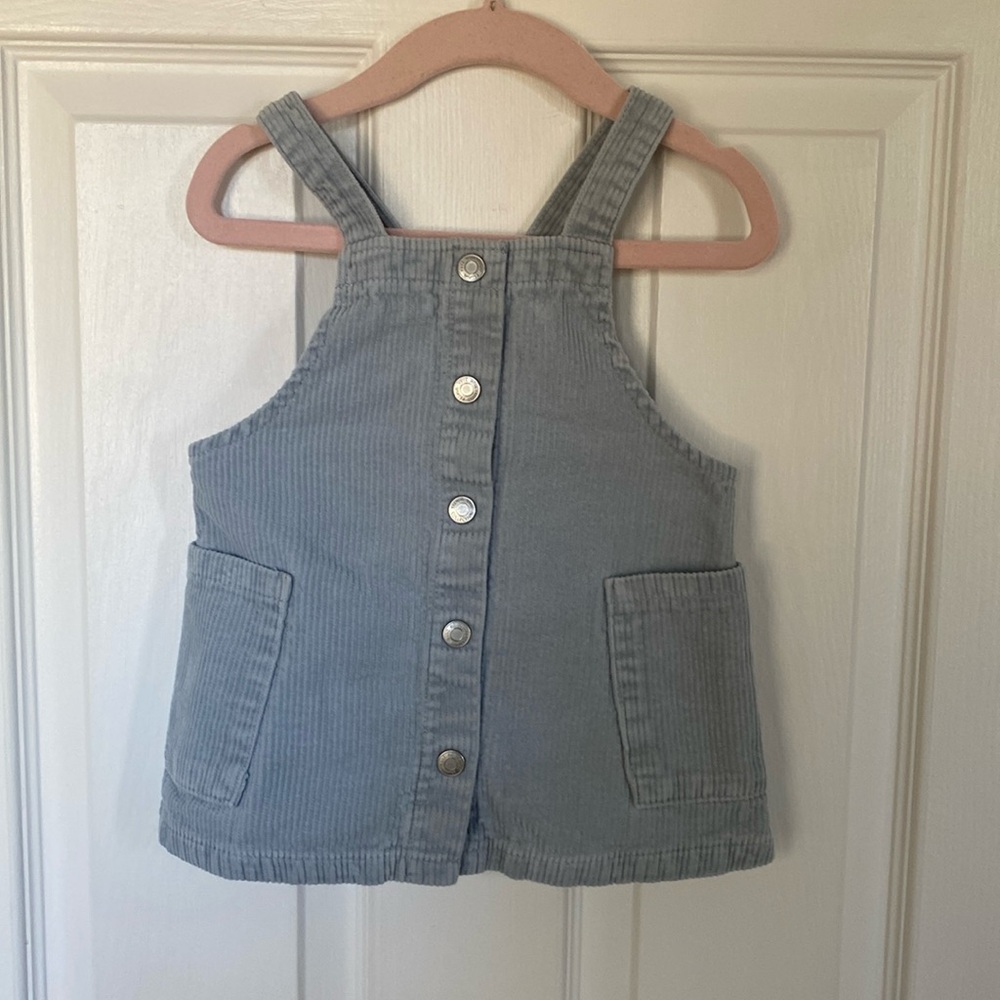 Zara Kids corduroy jumper size 12-18months color gray blue